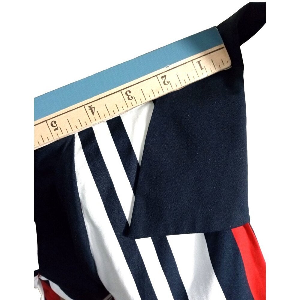 NWT Venus Blue & Red and White wrap dress cut out sleeves Sz 2 - Picture 11 of 16